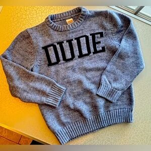 GYMBOREE | boys knit pull over sweater. Size: S (5-6)
